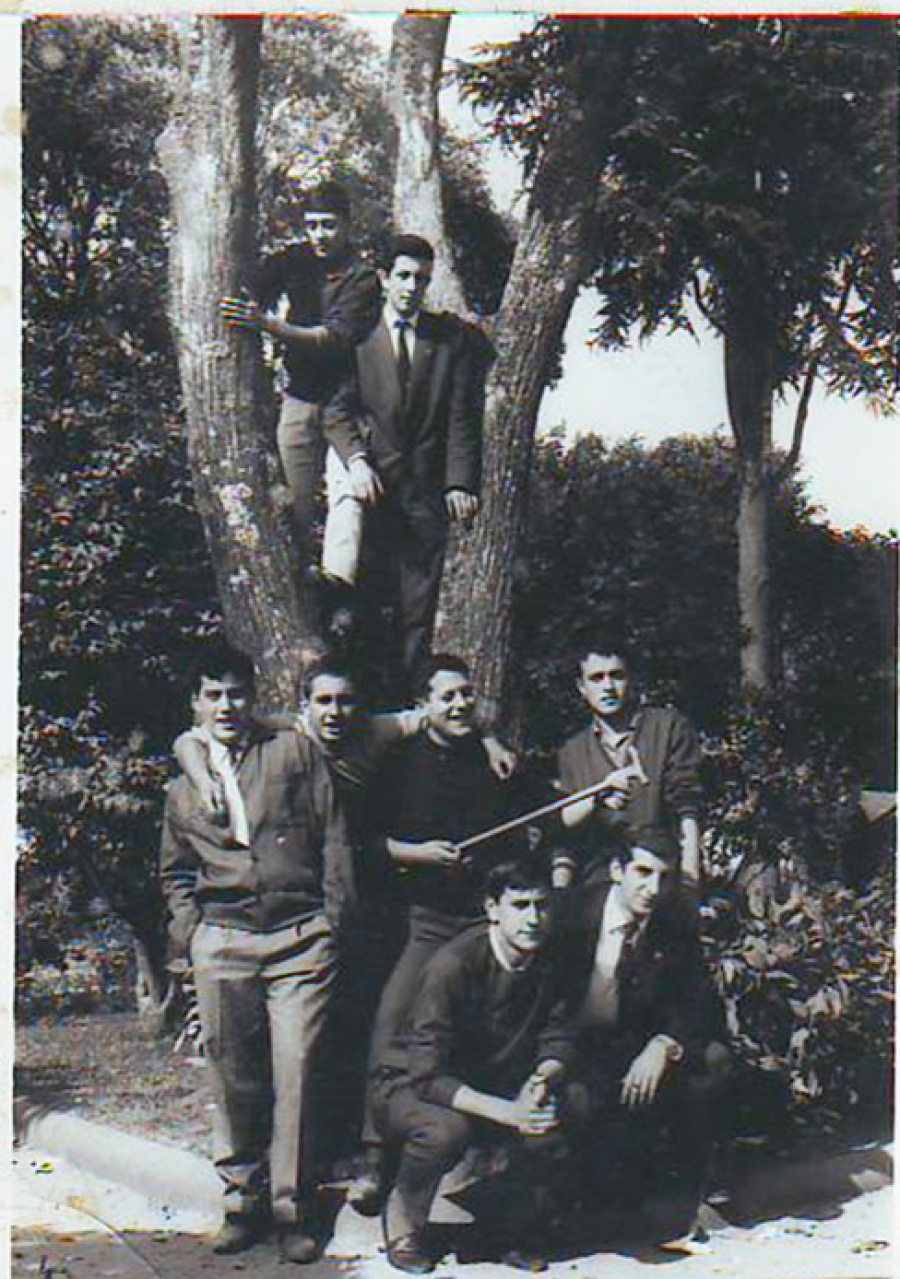 1964 - En los jardines - Fiesta de San Cristbal